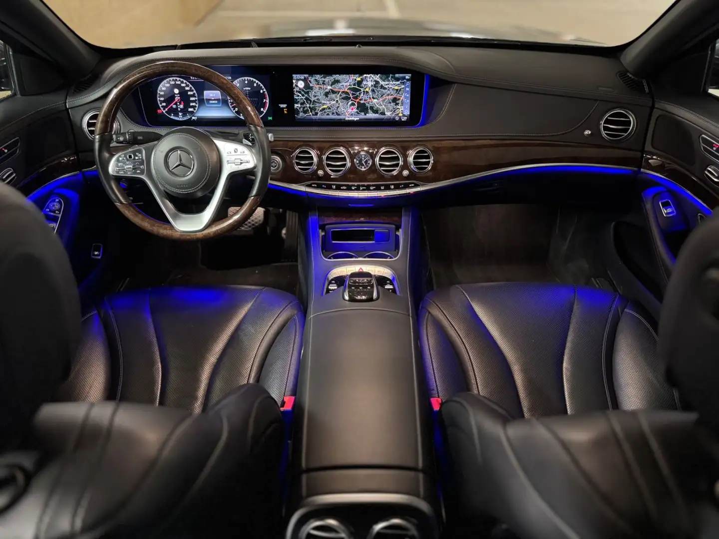 Mercedes-Benz S 450 S450 4M PANO SOFTCL HUD MBEAM 360° DISTR MASSAGE Grau - 2