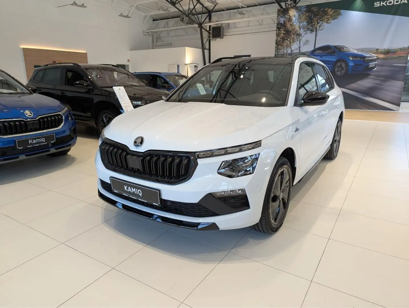 Skoda Kamiq 1.5 TSI DSG Monte Carlo #AHK Weiß - 2