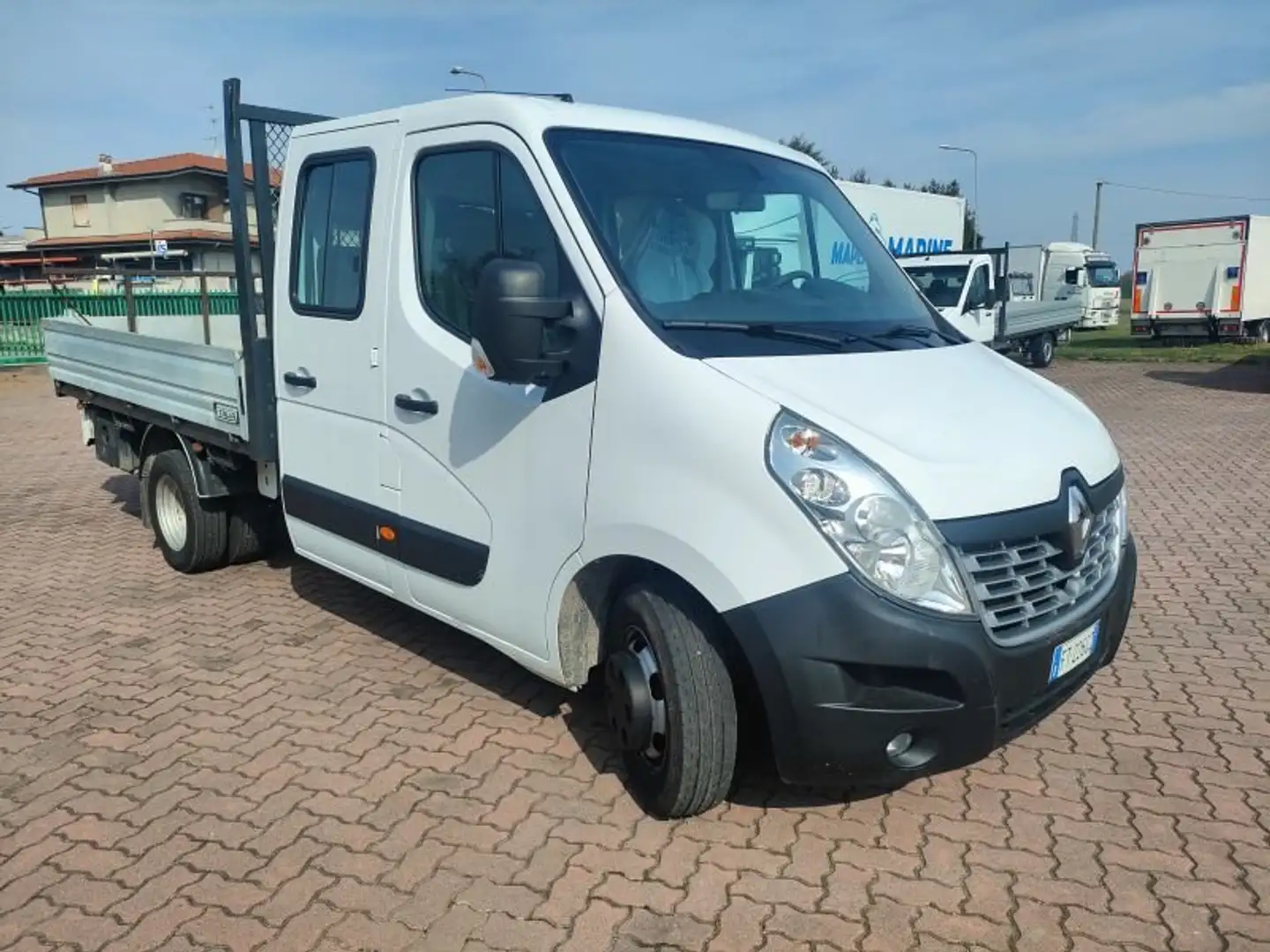 Renault Master Doppiacabina gemellato cassone fisso Bianco - 2