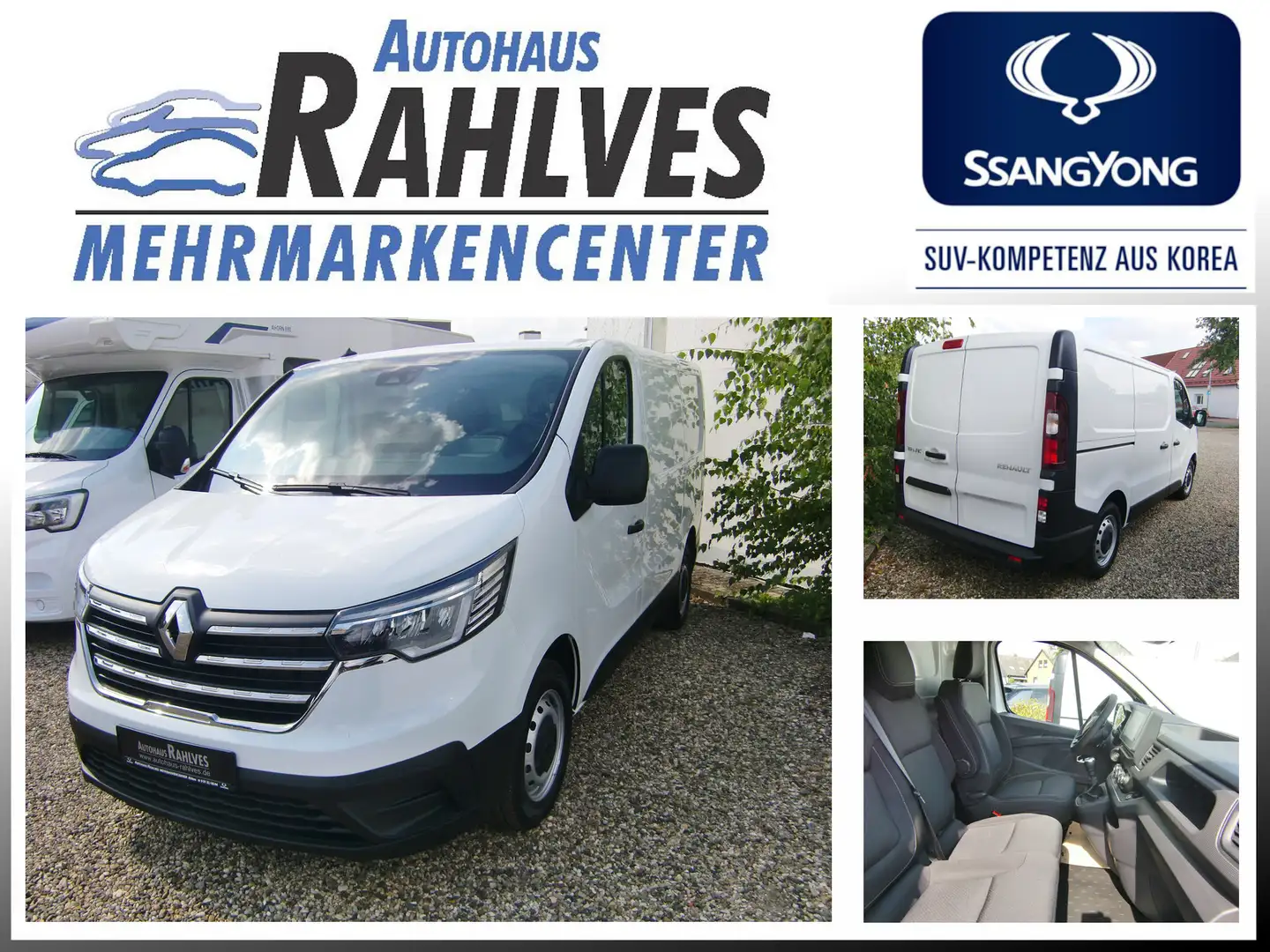 Renault Trafic Kasten L1H1 2,8t Blue dCi 130 Weiß - 1