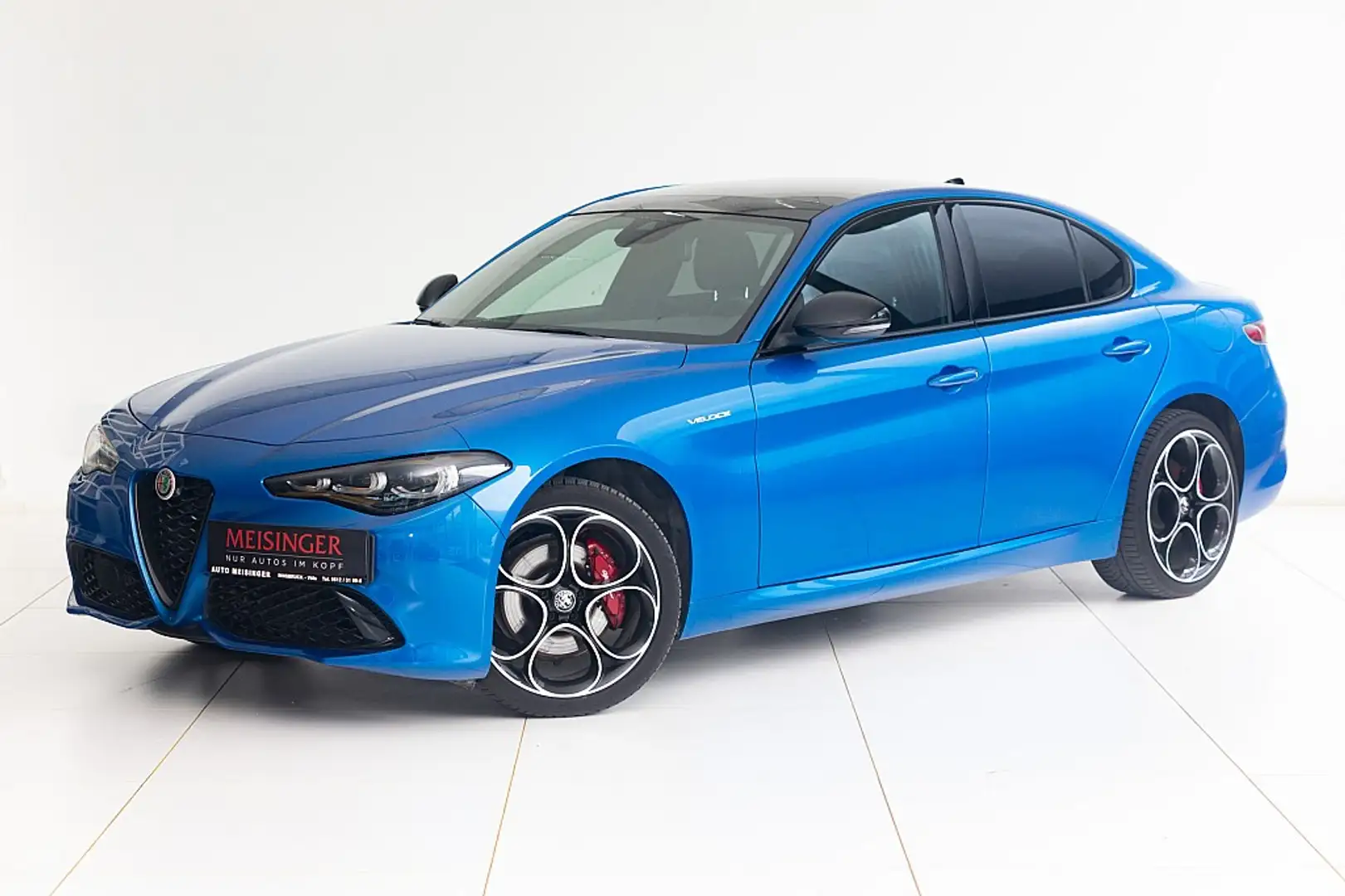 Alfa Romeo Giulia Ti + Veloce Paket 2,0 280 AT8 Q4 Mavi - 1