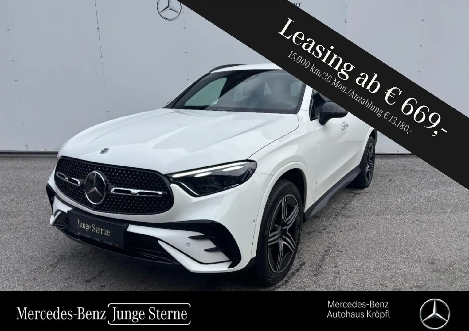 Mercedes-Benz GLC 300 de 4MATIC mit EQ AMG Night FAP AR MBUX Weiß - 2