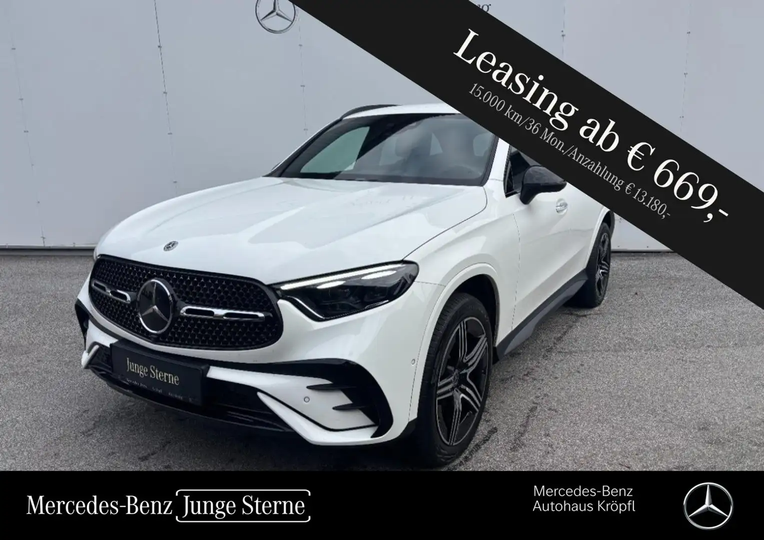 Mercedes-Benz GLC 300 de 4MATIC mit EQ AMG Night FAP AR MBUX Weiß - 1