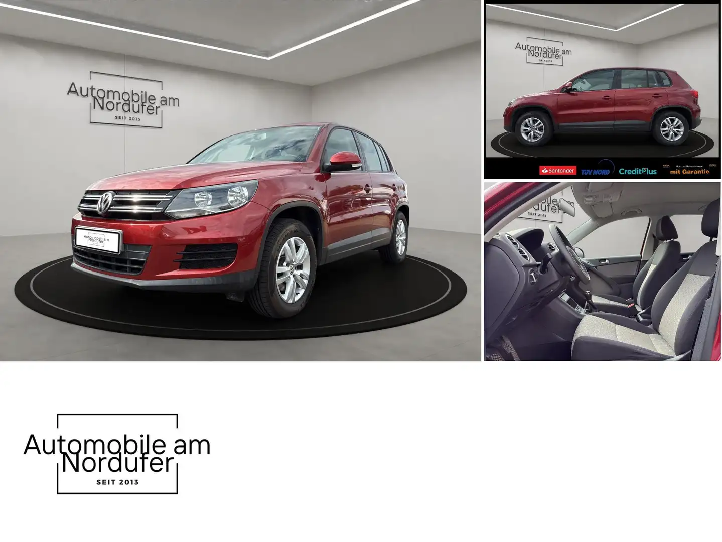 Volkswagen Tiguan 1.4 TSI-Kolben Steuerkette gewechselt-Scheckheft Rot - 2