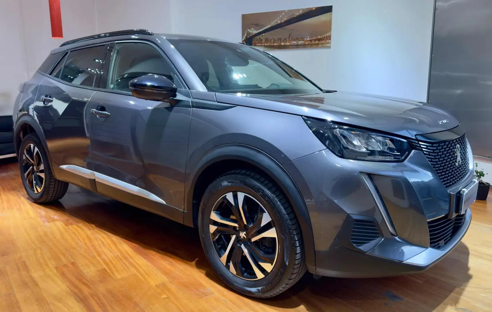 Peugeot 2008 BlueHDi 130 S&S EAT8 Allure Pack Gris - 1