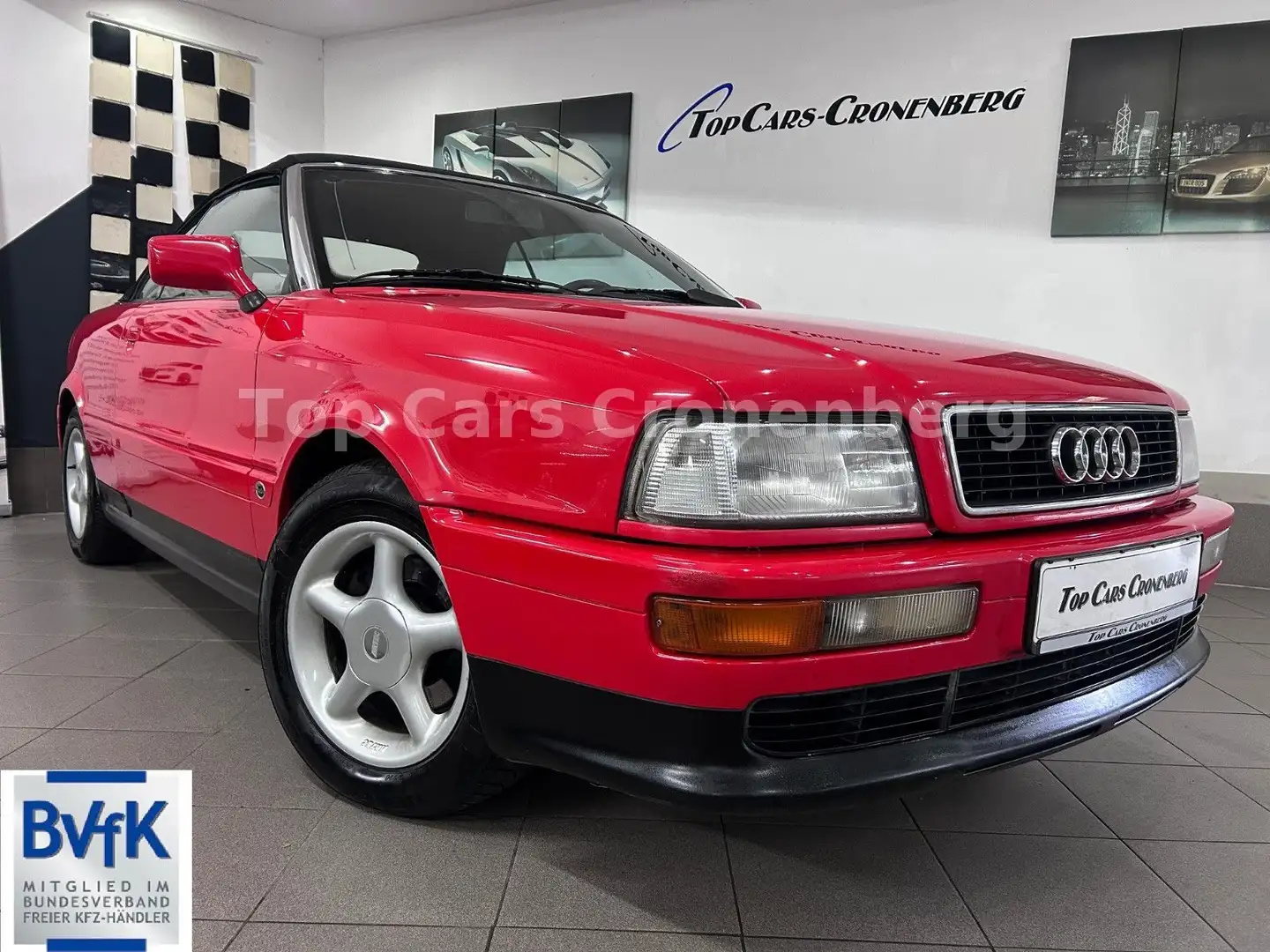 Audi Cabriolet 2.6 V6*Leder*SHZ*Alus* Rot - 1