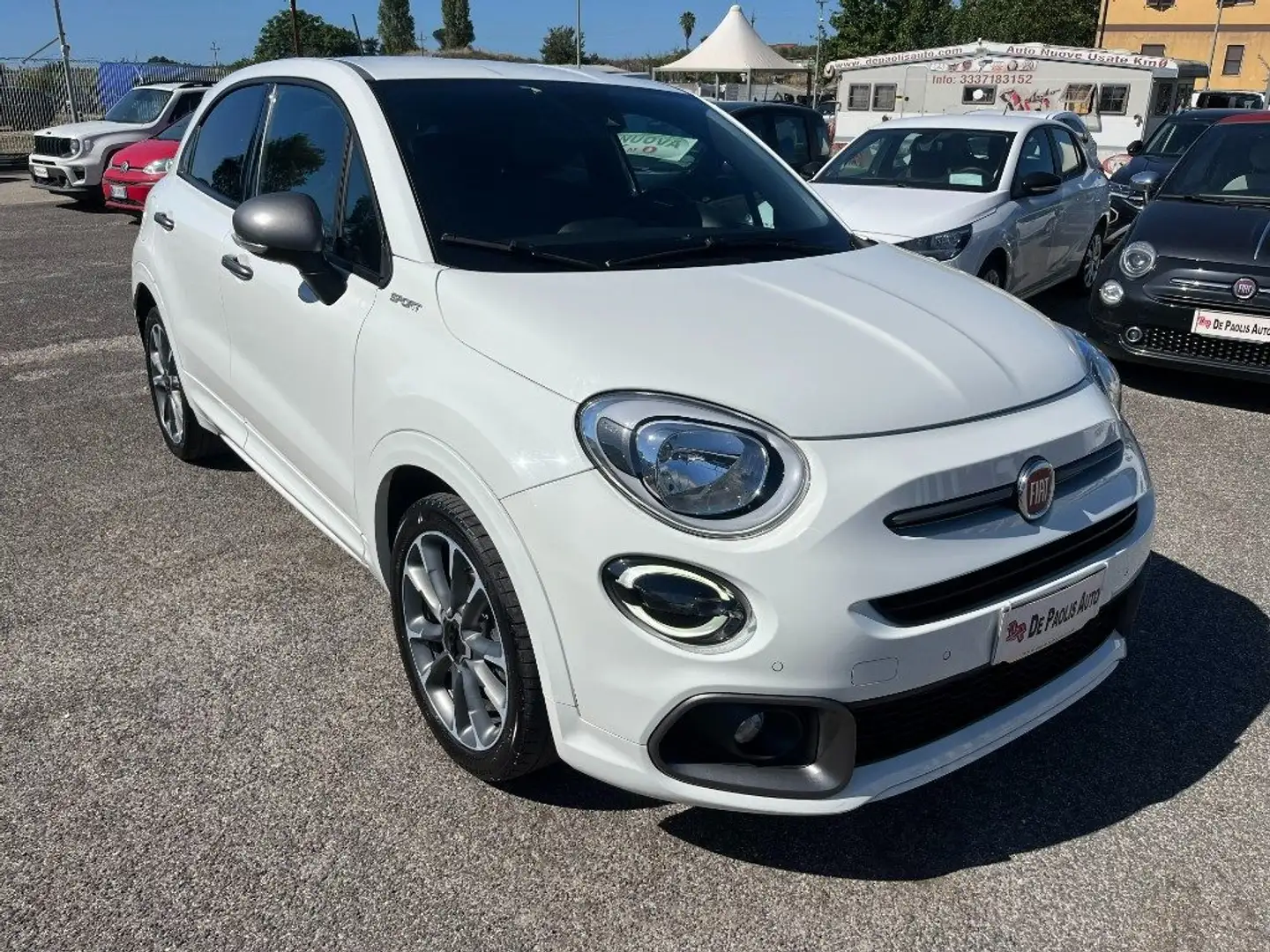 Fiat 500X 1.0 T3 120 CV Sport NAVI RETROCAMERA Blanc - 1