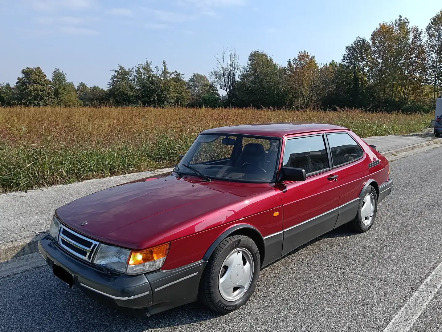 Saab 900 900 3p 2.0 turbo  S  16v Czerwony - 1