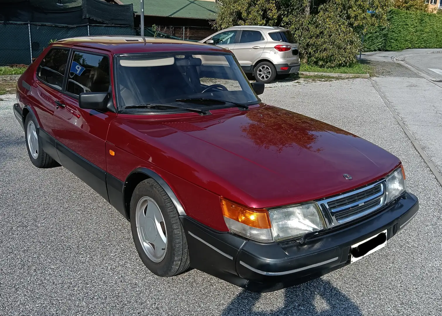 Saab 900 900 3p 2.0 turbo  S  16v Czerwony - 2