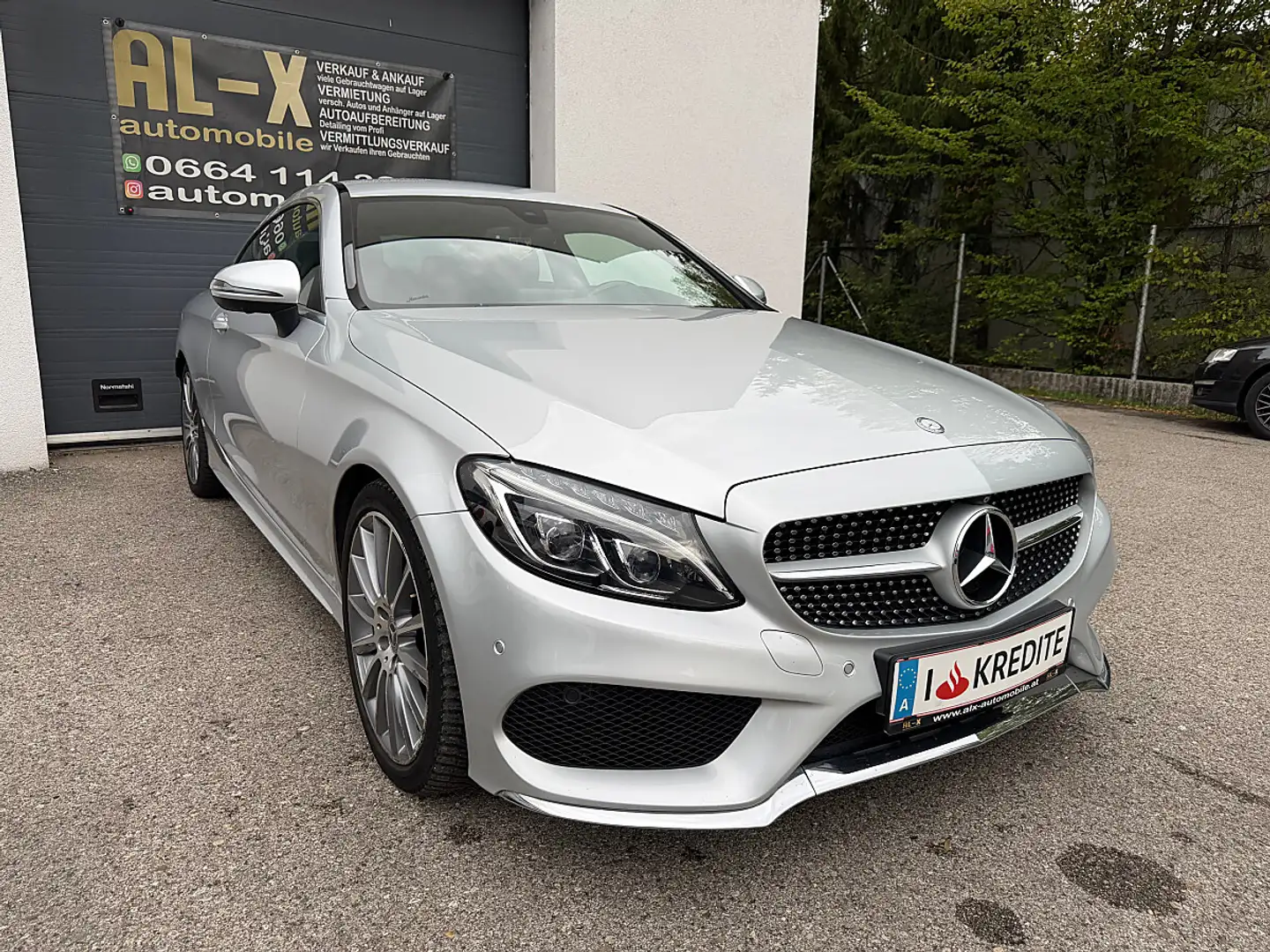 Mercedes-Benz C 250 d 4Matic Coupé 9G-TRONIC | Top Zustand | Allrad... Silber - 2