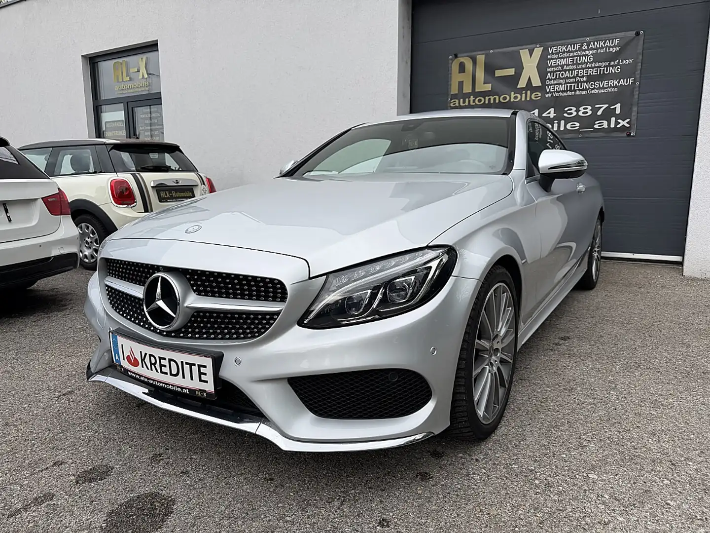 Mercedes-Benz C 250 d 4Matic Coupé 9G-TRONIC | Top Zustand | Allrad... Silber - 1
