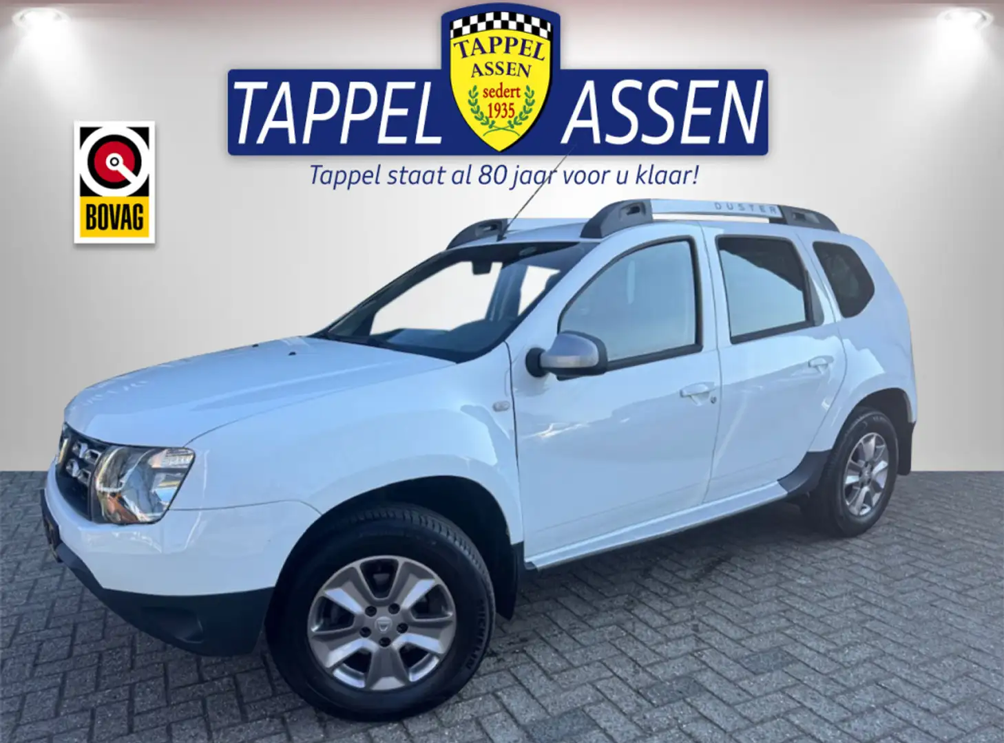 Dacia Duster 1.2 TCe 125PK 4x2 Prestige/ Pdc/ Navi/ Trekhaak/ N Wit - 1