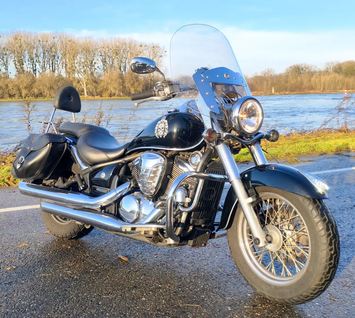 Kawasaki VN 900 viele Extras ohne Wartungsstau Tausch möglich Negro - 2