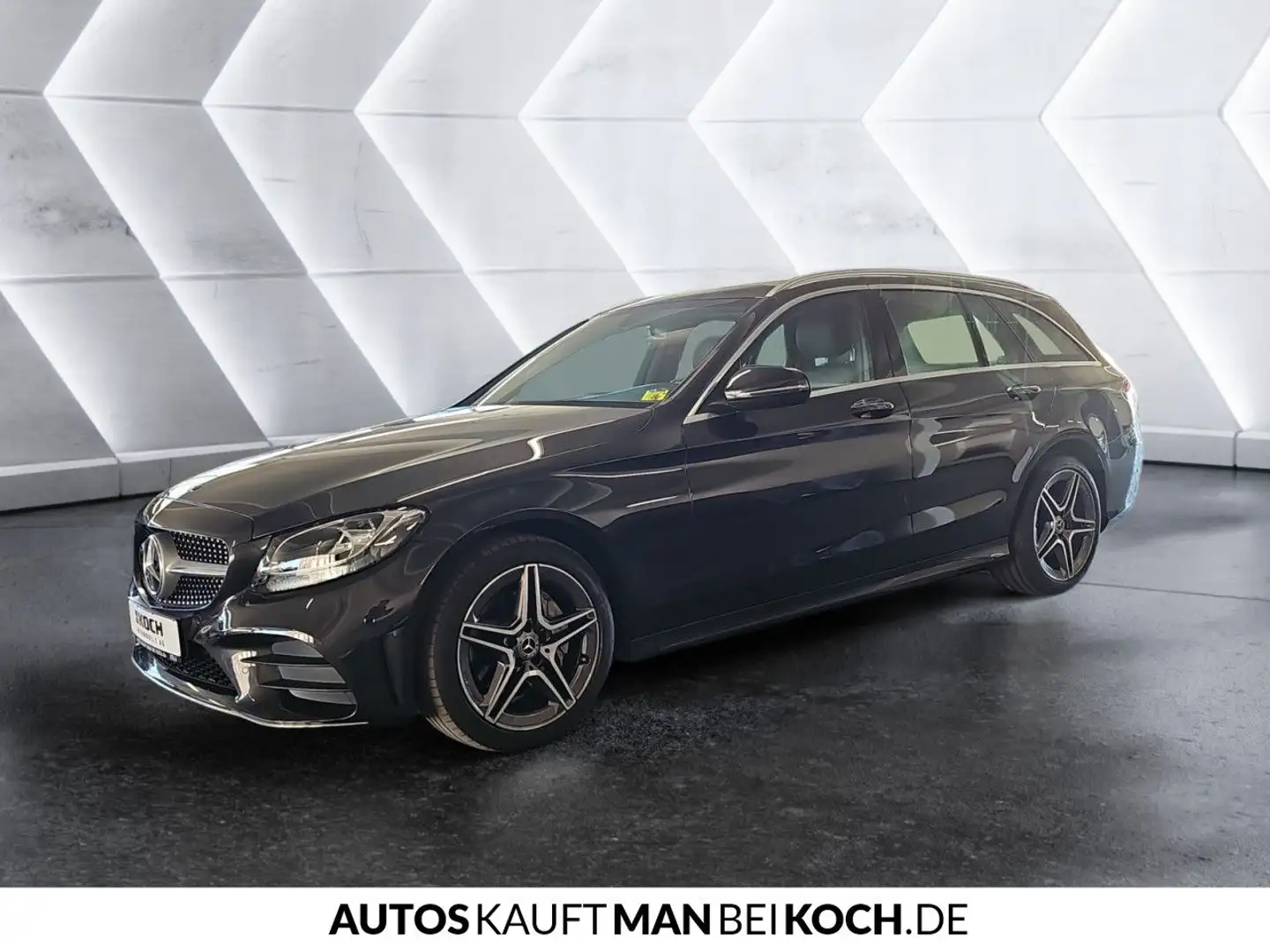 Mercedes-Benz C 220 d 4Matic AMG Line+AHK+PANO+NAVI+LEDER Klima Nero - 2