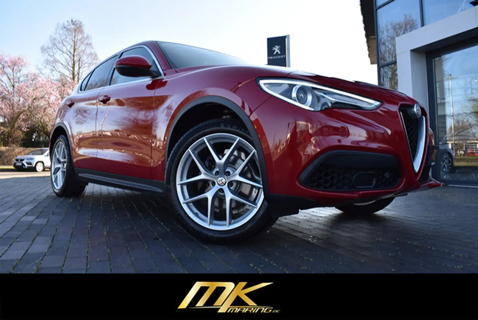Alfa Romeo Stelvio SUPER Q4 280PS*BI-XEN*NAV*LEDER*20 ZOLL* Rojo - 2