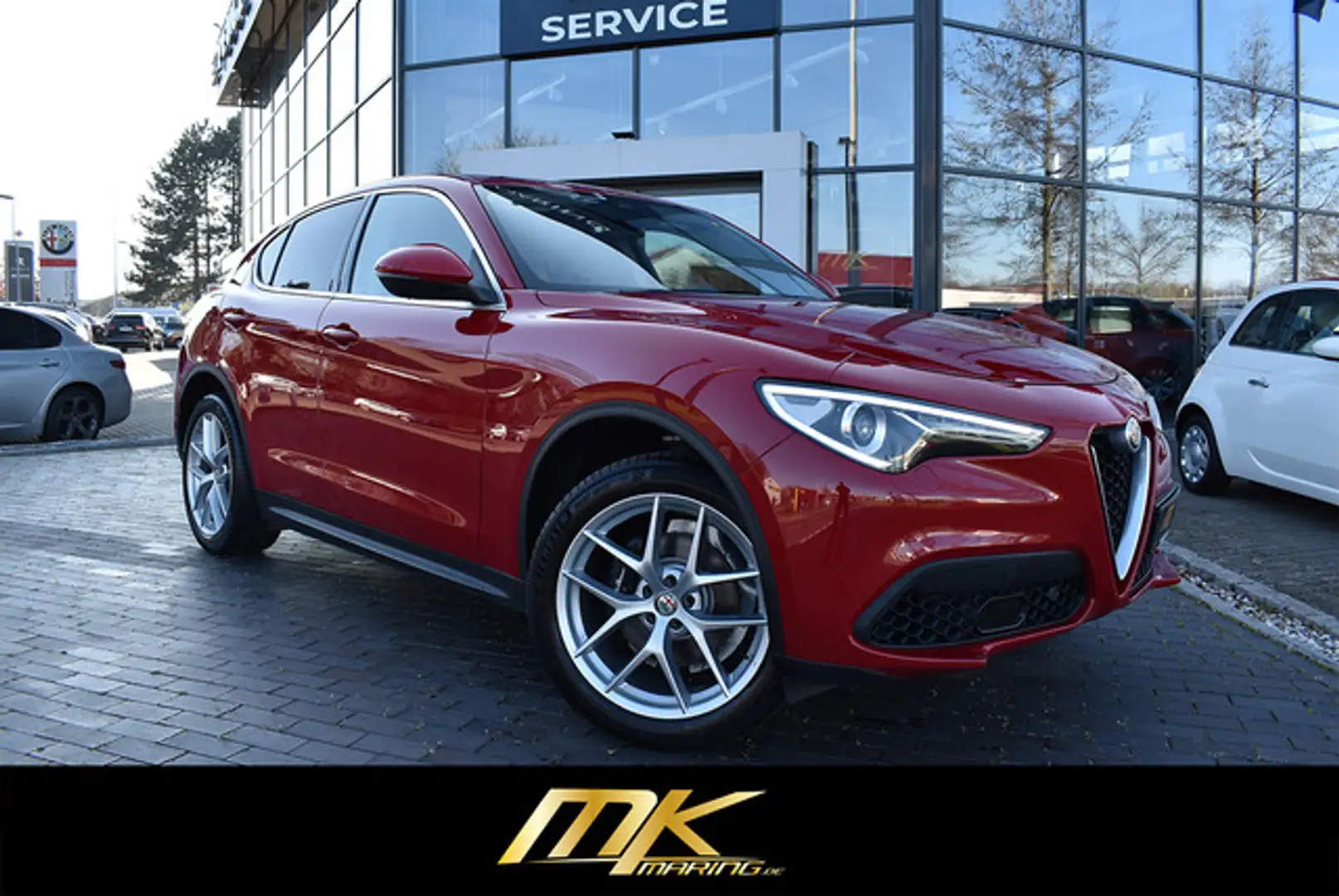 Alfa Romeo Stelvio SUPER Q4 280PS*BI-XEN*NAV*LEDER*20 ZOLL* Rojo - 1
