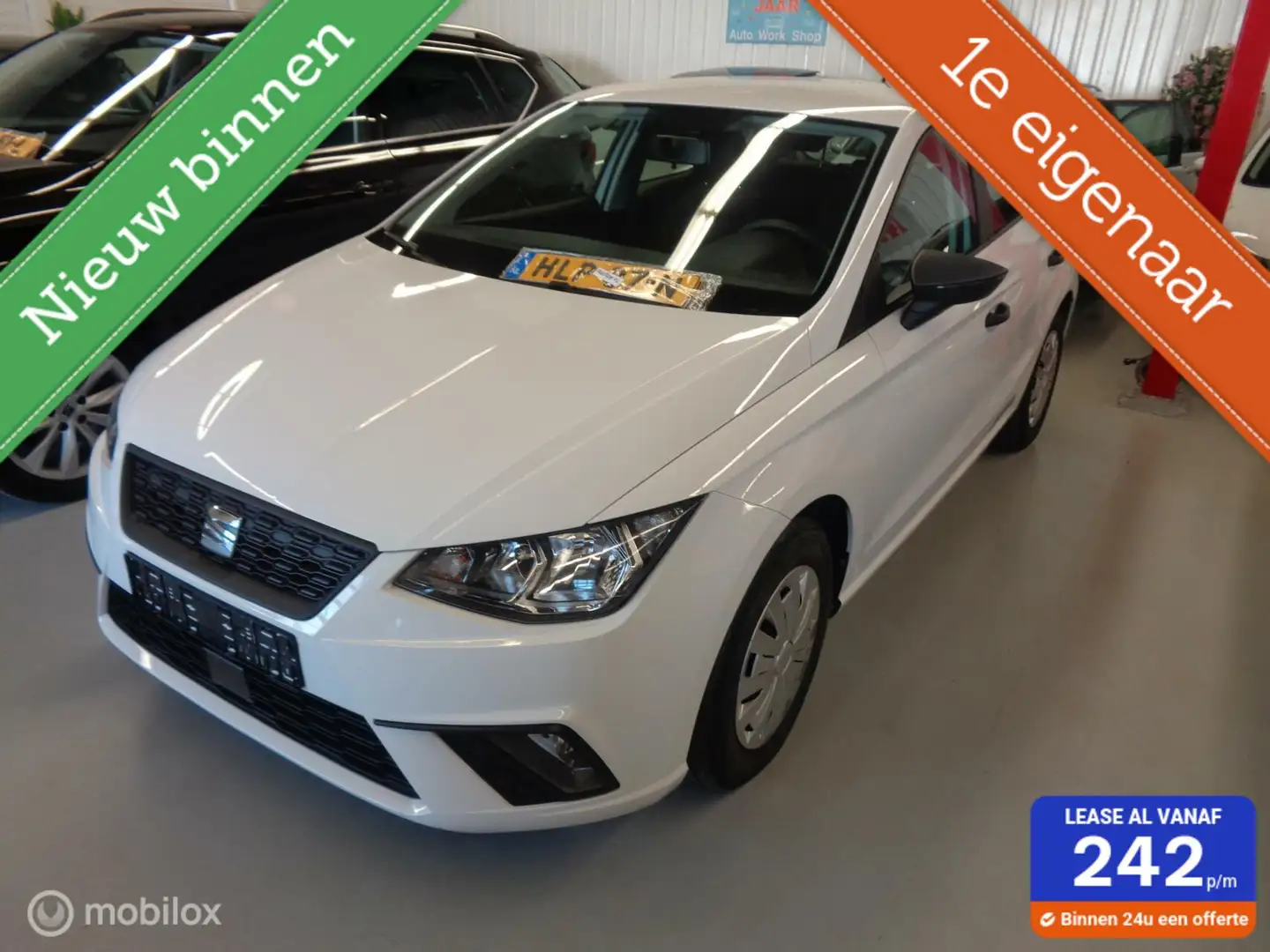 SEAT Ibiza 1.0 MPI Reference/Airco/Cruise controle/PDC/Carpla Blanc - 1
