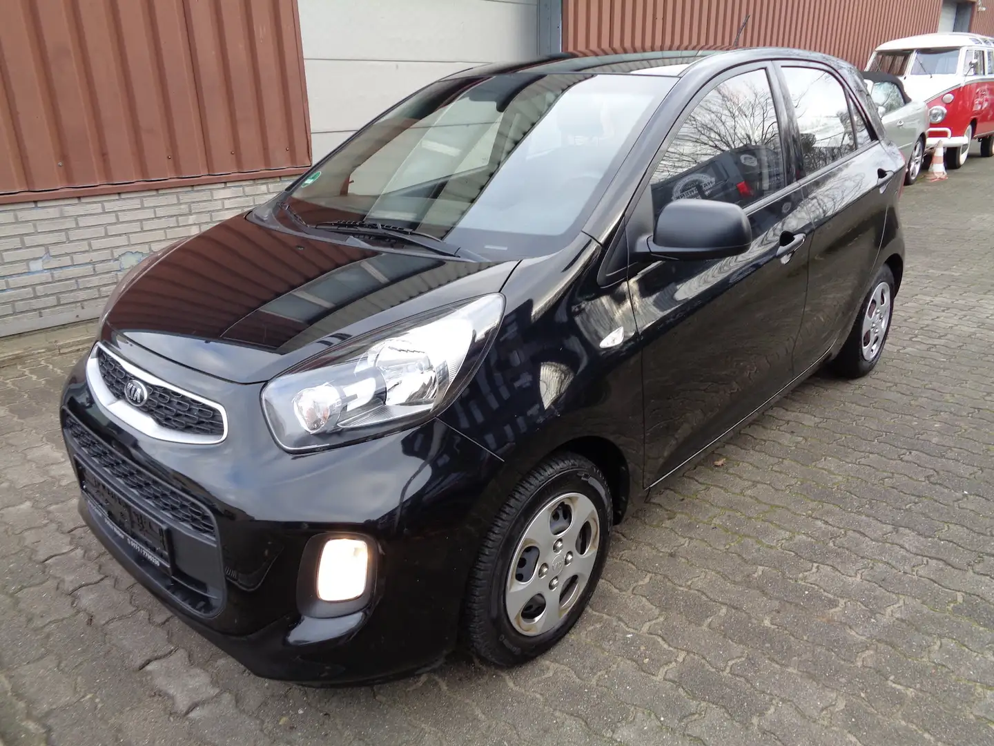 Kia Picanto 1.0 Start, Klima, Ganzjahresreifen, 1.Hd Schwarz - 2