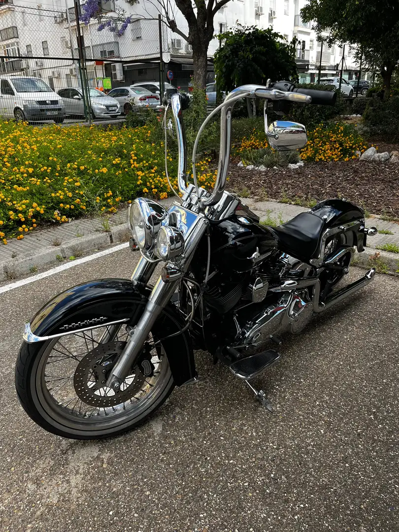 Harley-Davidson Deluxe Softail Negro - 1