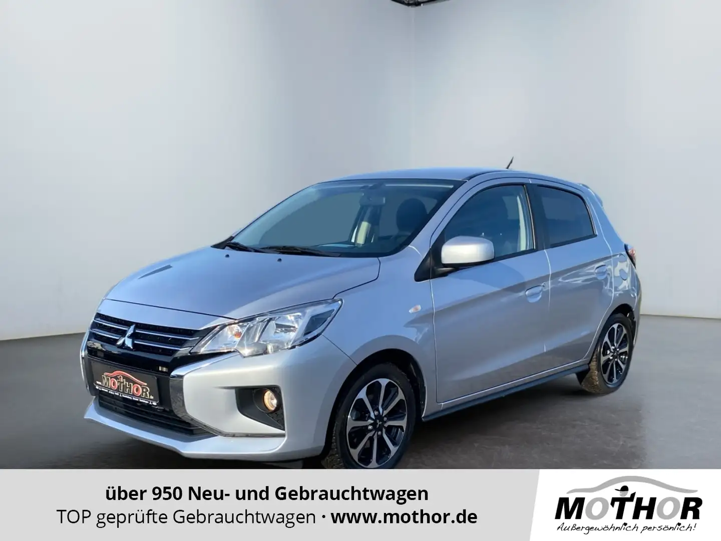 Mitsubishi Space Star Select+ 1,2 l CVT AS&G TEMP KAM SHZ Zilver - 1