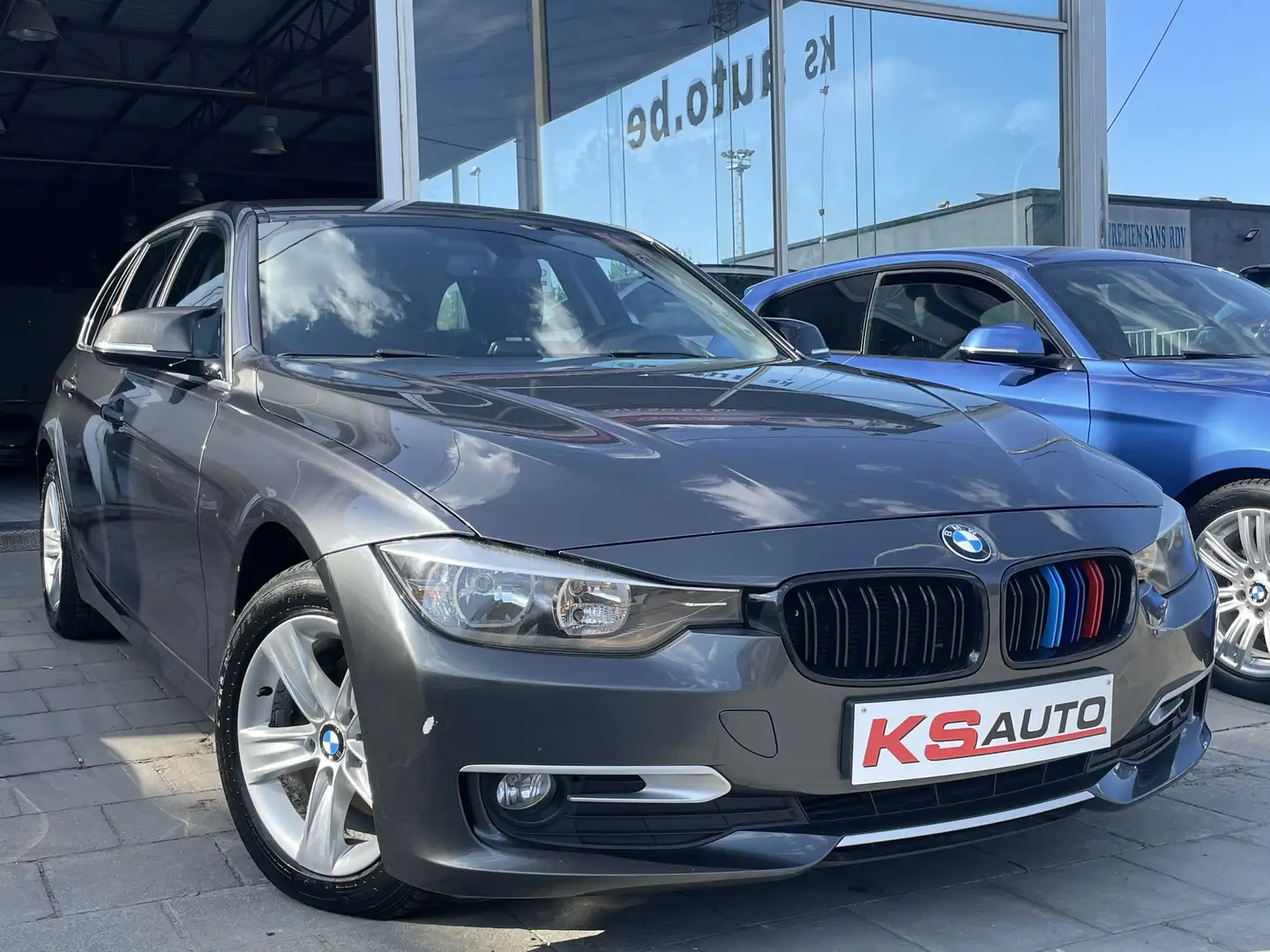 BMW 316 D/220.122KM/CUIR/NAVI/CLIM AUTO/EURO 5 Grijs - 2