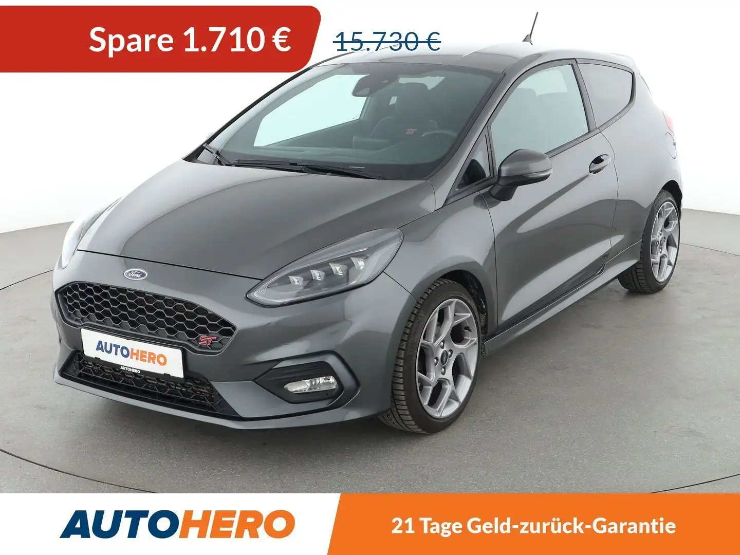 Ford Fiesta 1.5 EcoBoost ST*NAVI*LED*TEMPO*PDC*SHZ*KLIMA* Grau - 1