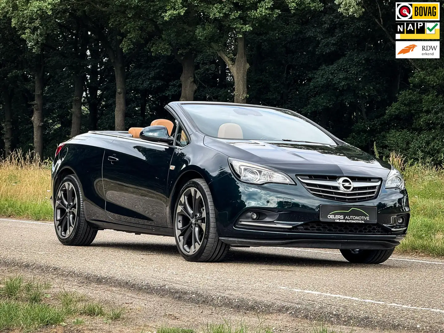 Opel Cascada 1.6 SIDI Exclusive | Groen Metalic | Leder | Navi Vert - 1