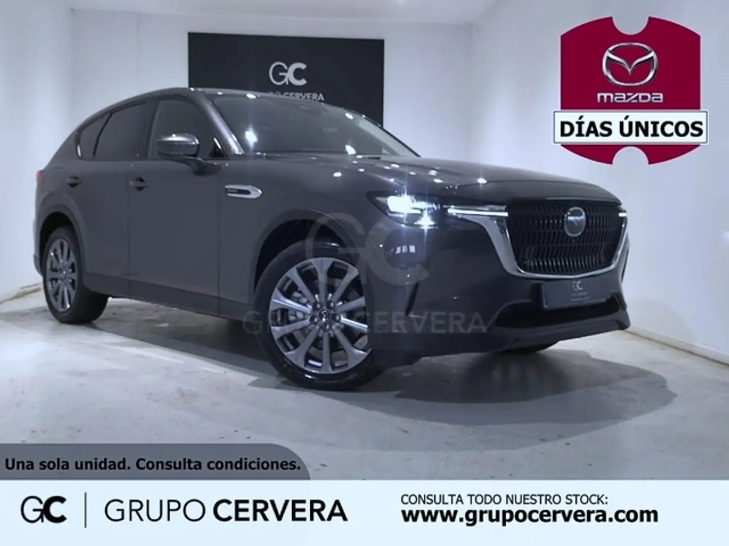 Mazda CX-60 2.5L e-Skyactiv-G PHEV Exclusive-Line AWD Gris - 1