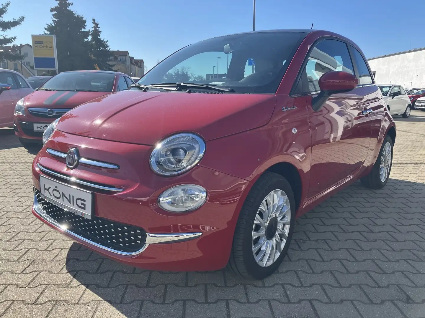 Fiat 500 1.0 GSE DolceVita Klima*Carplay*Tempomat Rot - 1