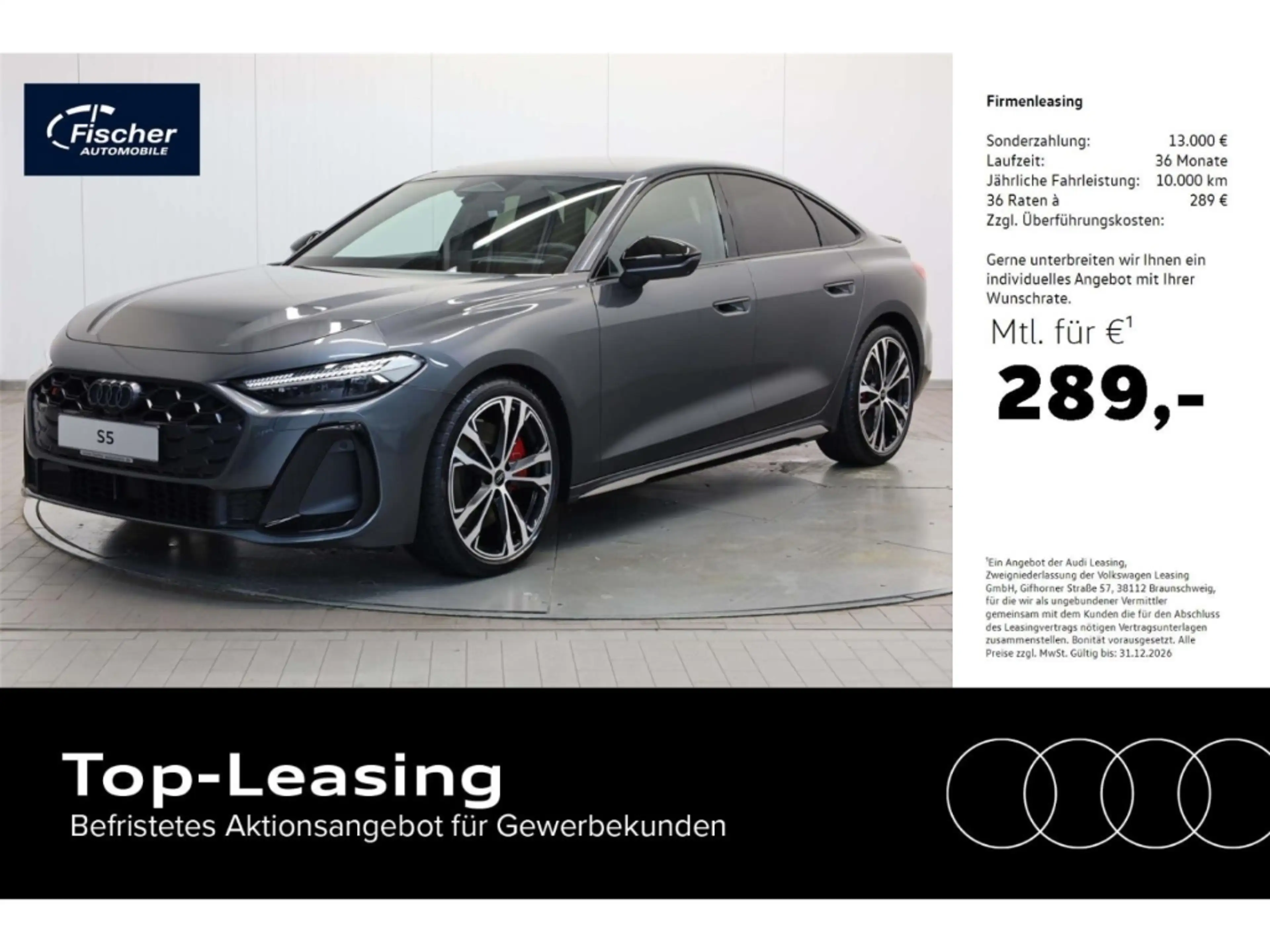 Audi S5 Limousine TFSI quattro S line