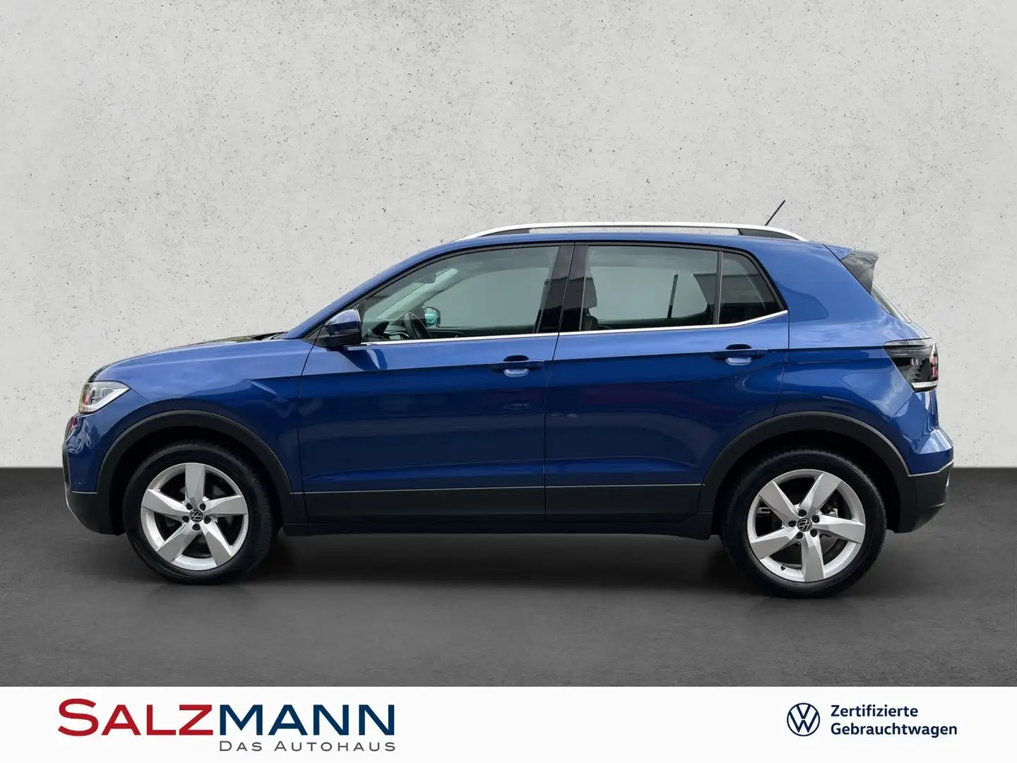 Volkswagen T-Cross 1.0 TSI DSG Style, Navi, LED, Kamera, AC Blauw - 2
