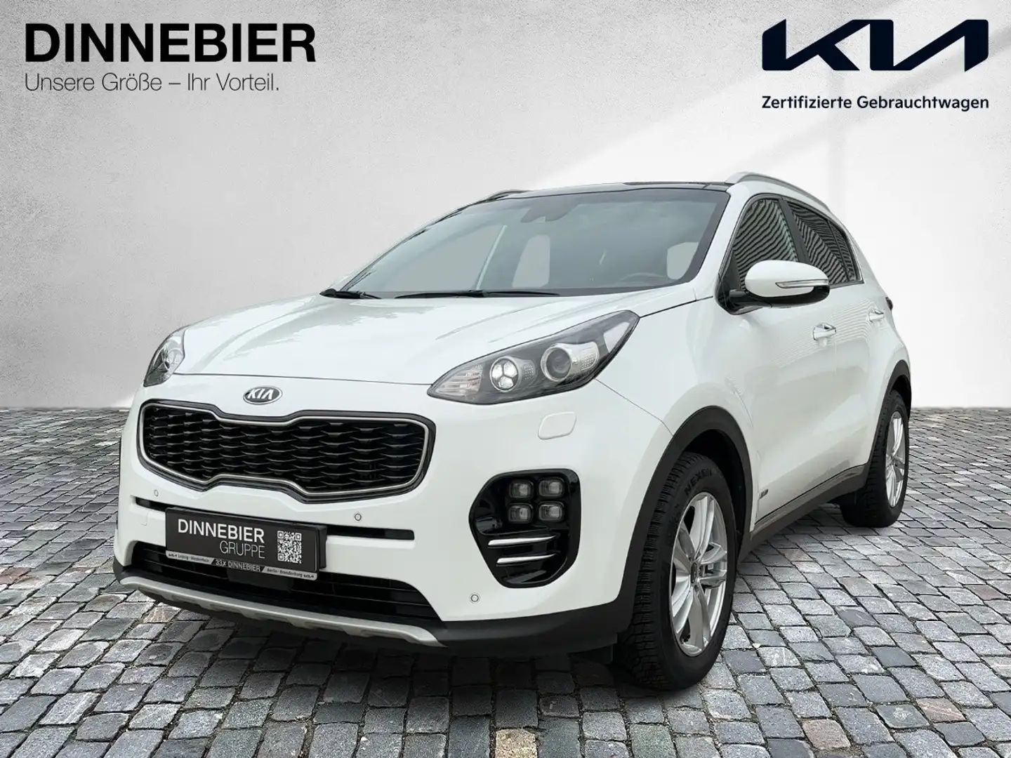 Kia Sportage GT-Line 4WD LED+Navi+Rückfahrkamera Weiß - 2