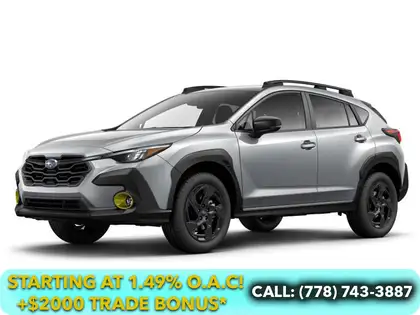 Silver 2026 Subaru Crosstrek SUV / Crossover Automatic