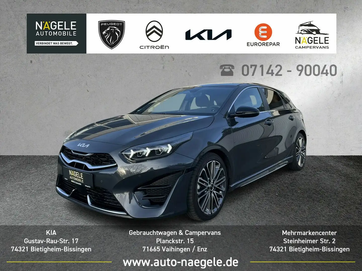 Kia Ceed / cee'd Ceed 1.5 T-GDI GT-Line Automatik| LED|Totwinkel Grau - 1