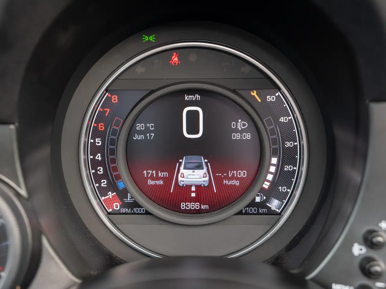 Abarth 595 595C NEW CONDITION/BEATS AUDIO/PDC/NAVI/AIRCO/APPCONNECT, миниатюра 21