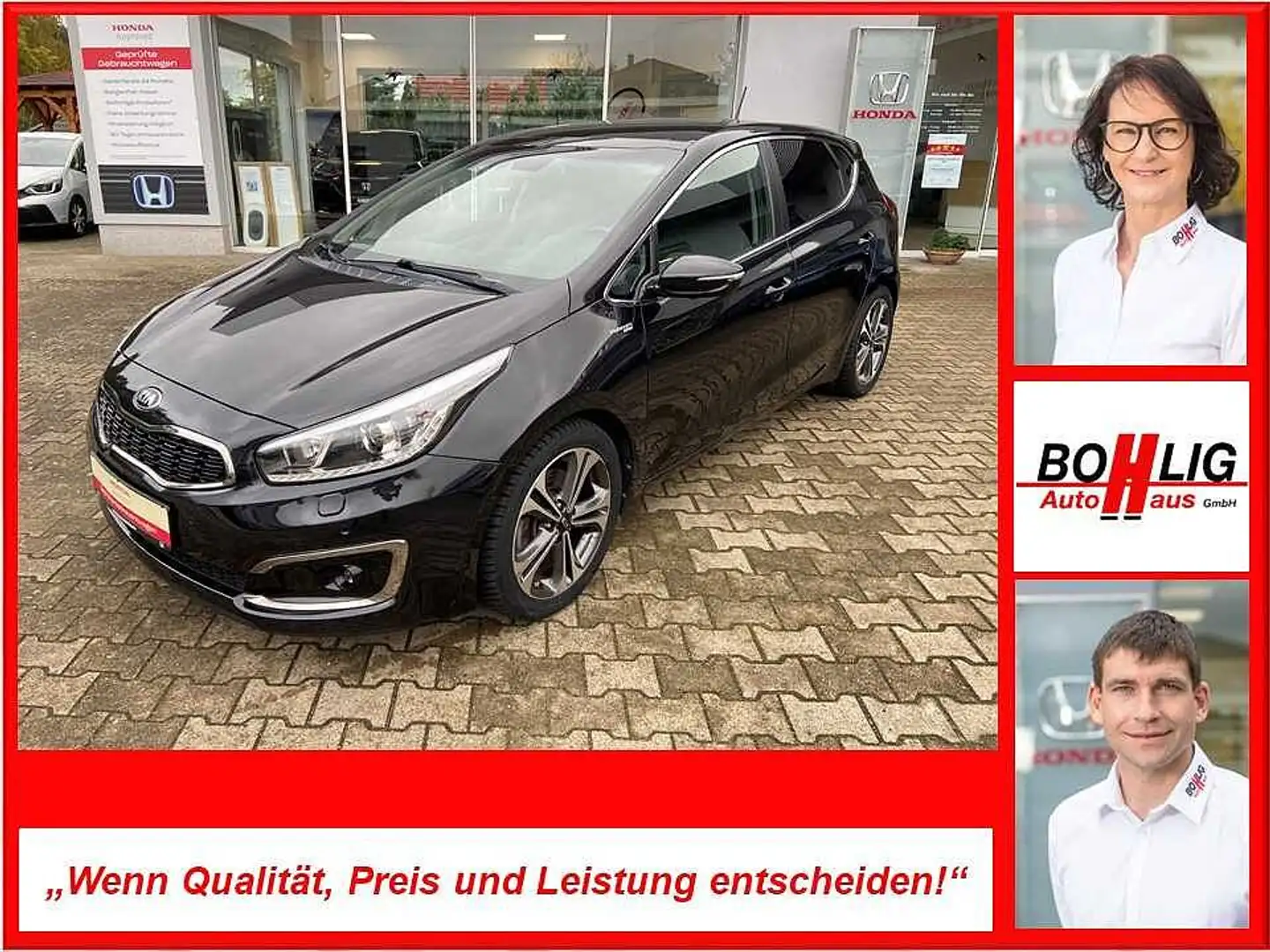 Kia Ceed / cee'd 1.6 GDI DCT Platinum Edition Automatik Zwart - 1