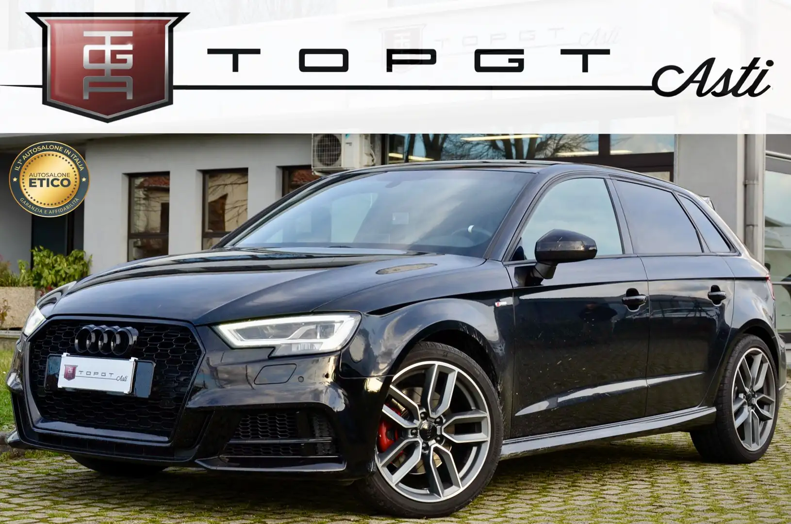 Audi A3 Sportback 35 2.0 tdi S line INT-EXT s-tronic 150cv Nero - 1
