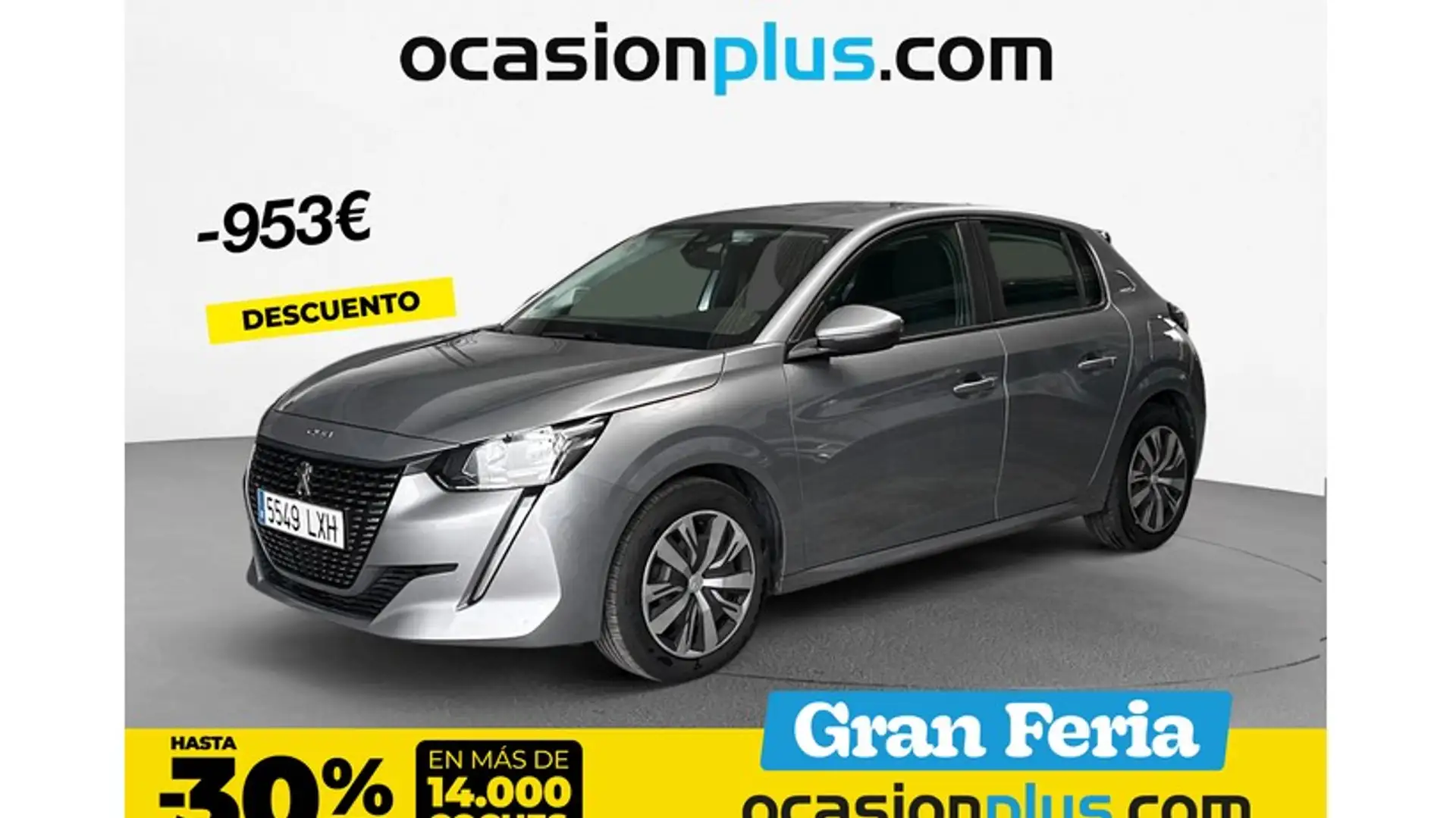 Peugeot 208 1.2 Puretech S&S Business Line 75 Gris - 1