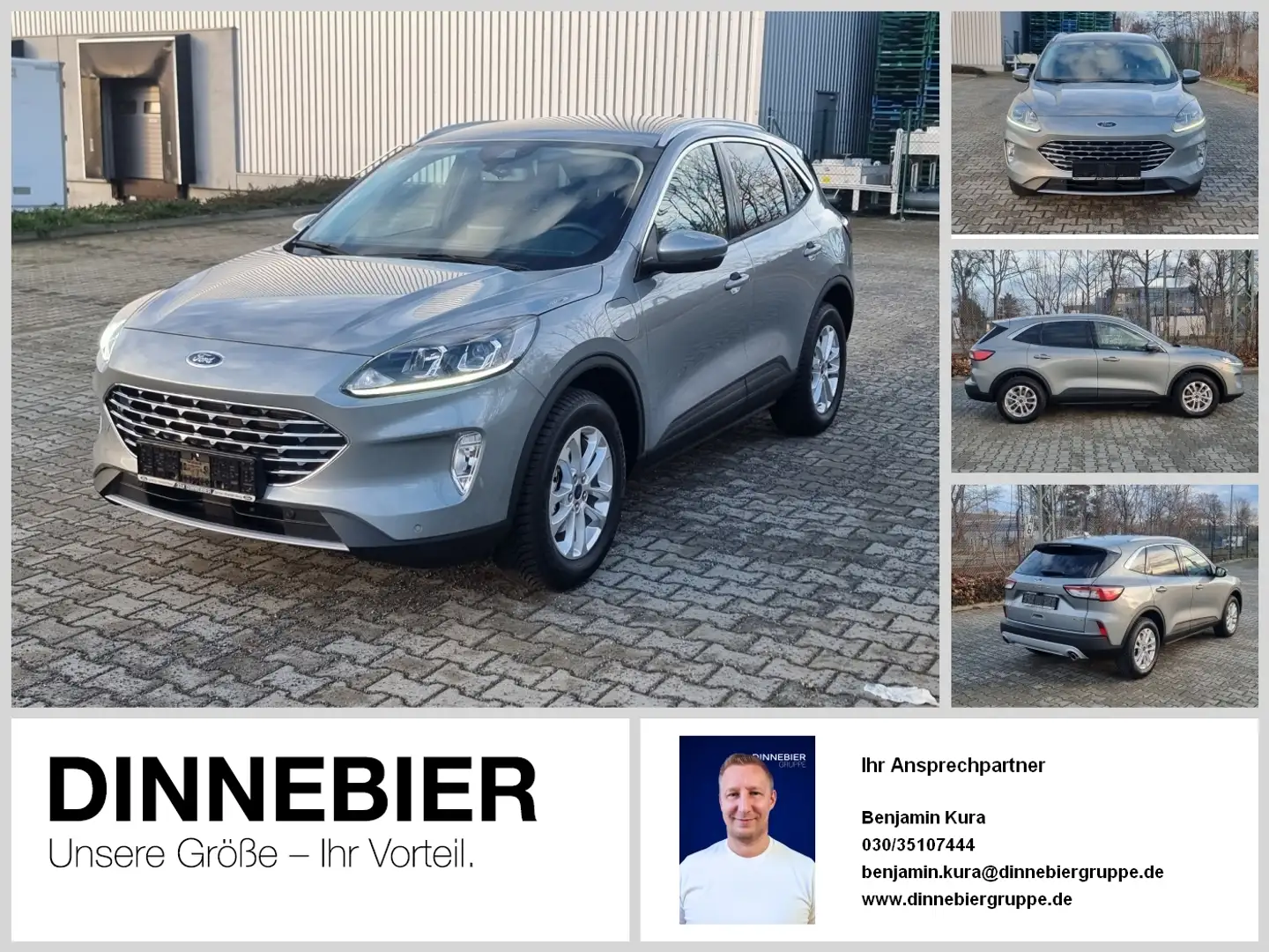 Ford Kuga Titanium Navi+Kamera+Winterpaket+Klima Argent - 1