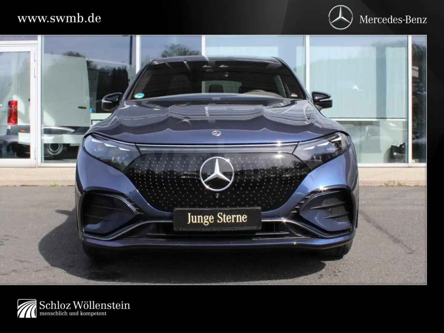 Mercedes-Benz EQS SUV EQS 580 4M SUV AMG/Digital Light/AHK/Hyperscreen Blau - 2