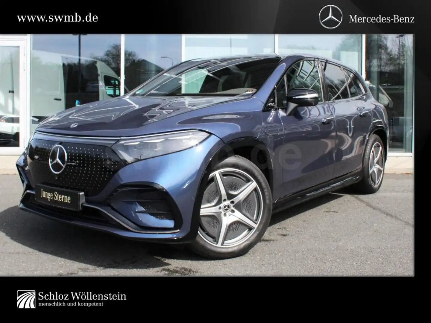 Mercedes-Benz EQS SUV EQS 580 4M SUV AMG/Digital Light/AHK/Hyperscreen Blau - 1