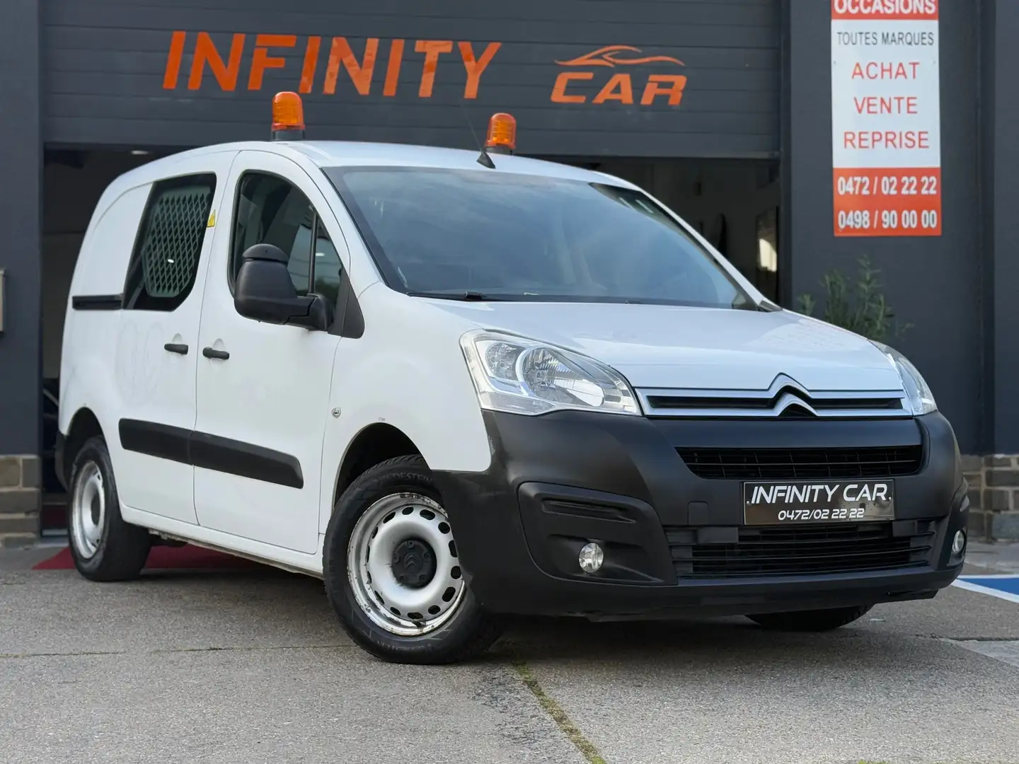 Citroen Berlingo 1.6 BlueHDi L1 Comfort chantier/werf Wit - 1
