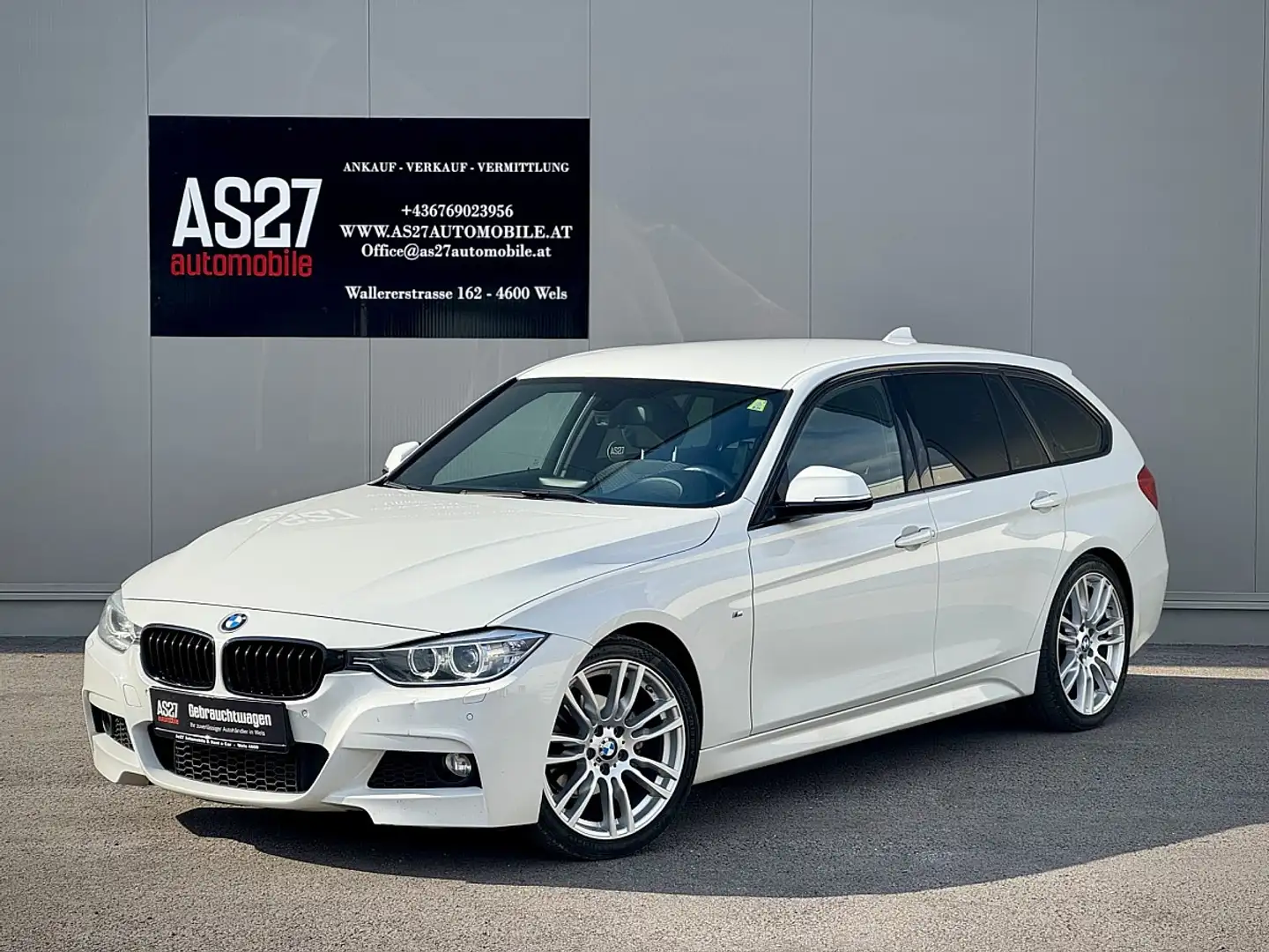 BMW 318 d Touring Aut. M-Paket Weiß - 1