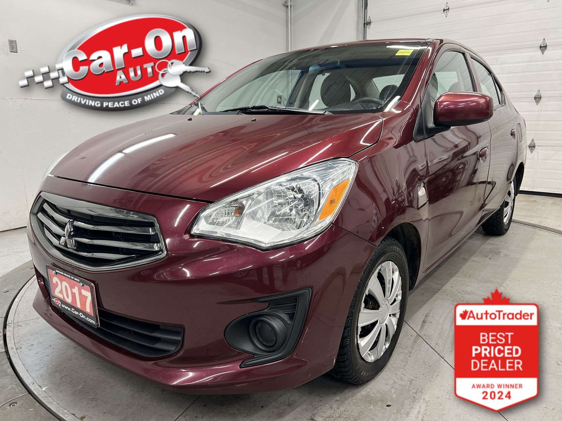 Red 2017 Mitsubishi Mirage G4 ES Sedan Front-Wheel Drive Automatic