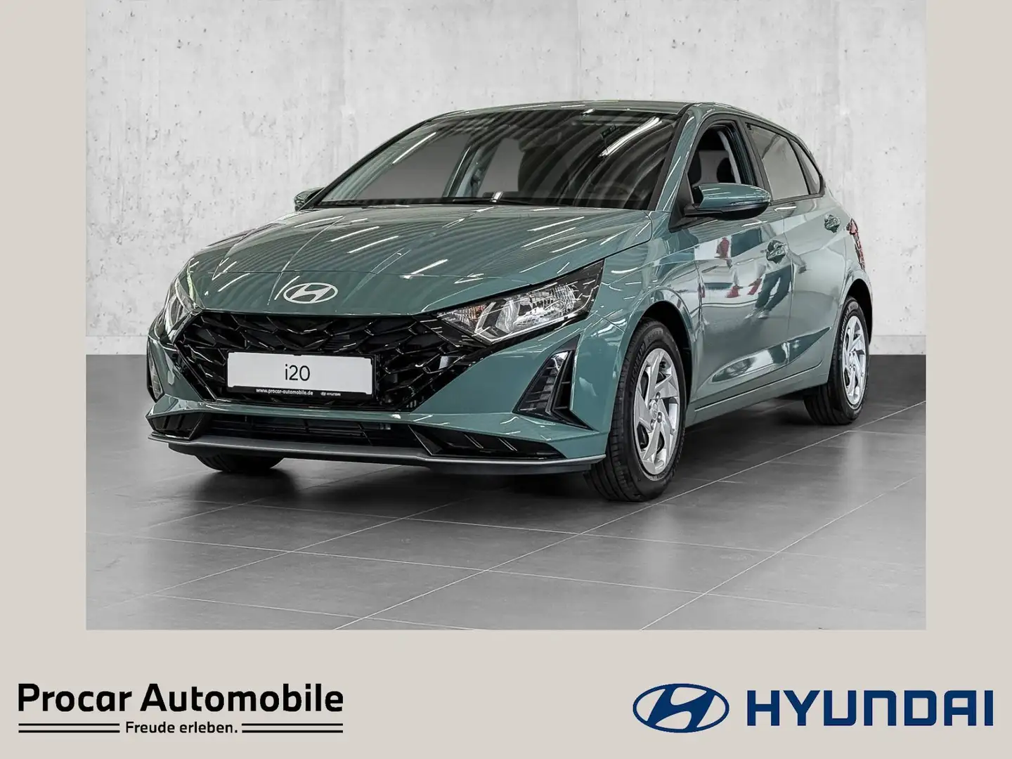 Hyundai i20 1.0 T-GDI 6-MT 2WD Select NAVI RFK LED Grün - 1