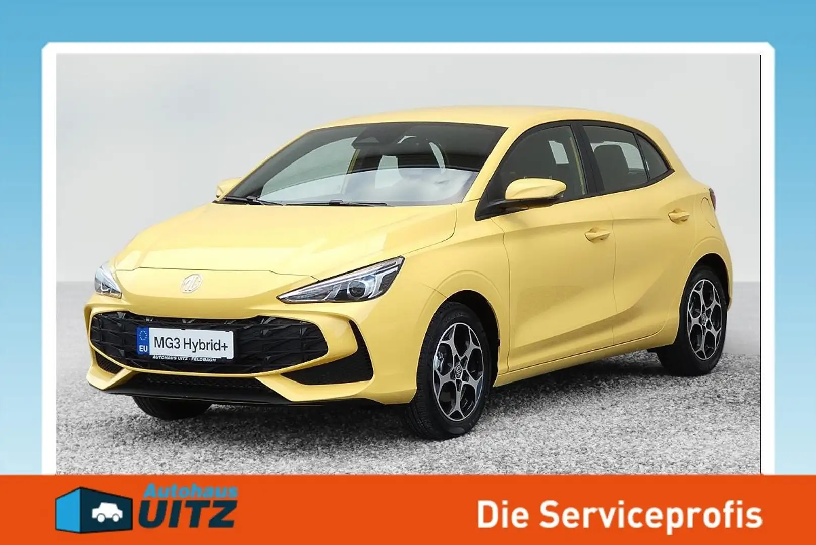 MG MG3 1,5 HEV Comfort +ACC+RFK+Navi Sárga - 1