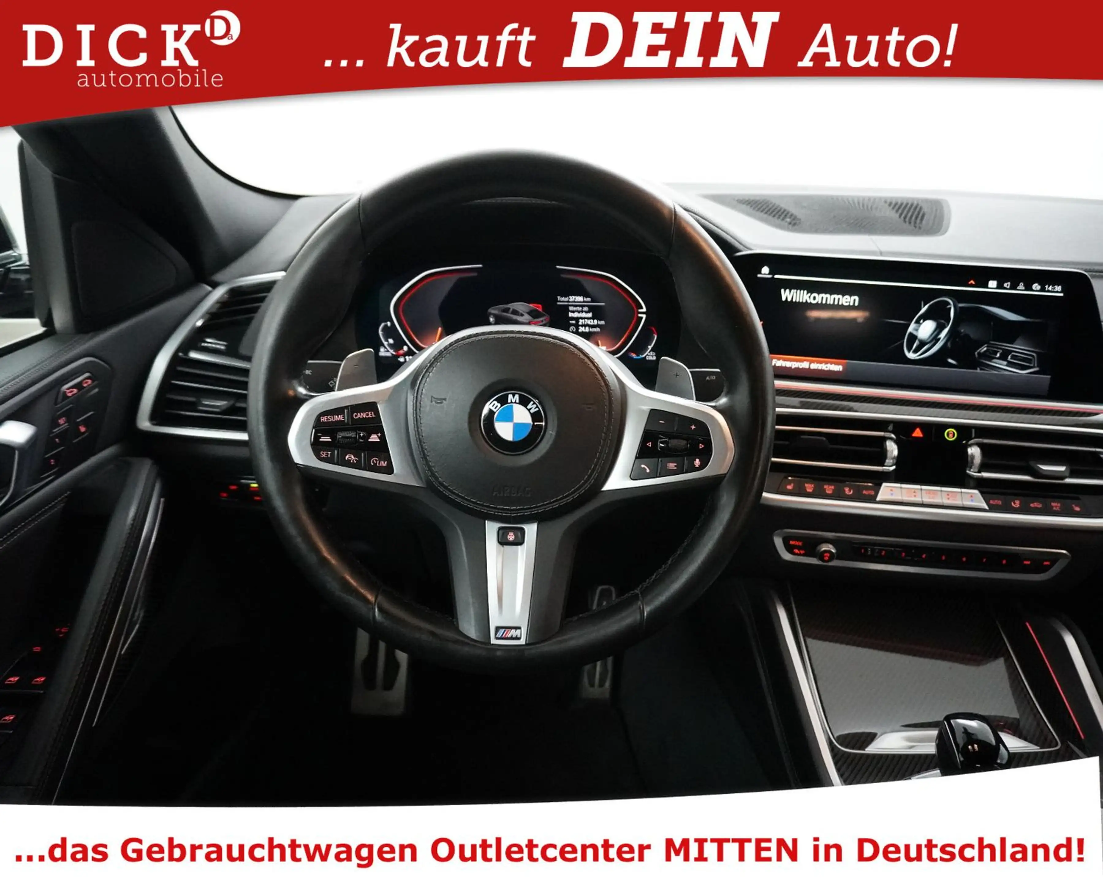 BMW X6 xDr 40d M Sport SHADO+KOMFORSI+STDHZ+360°+22" — photo 15