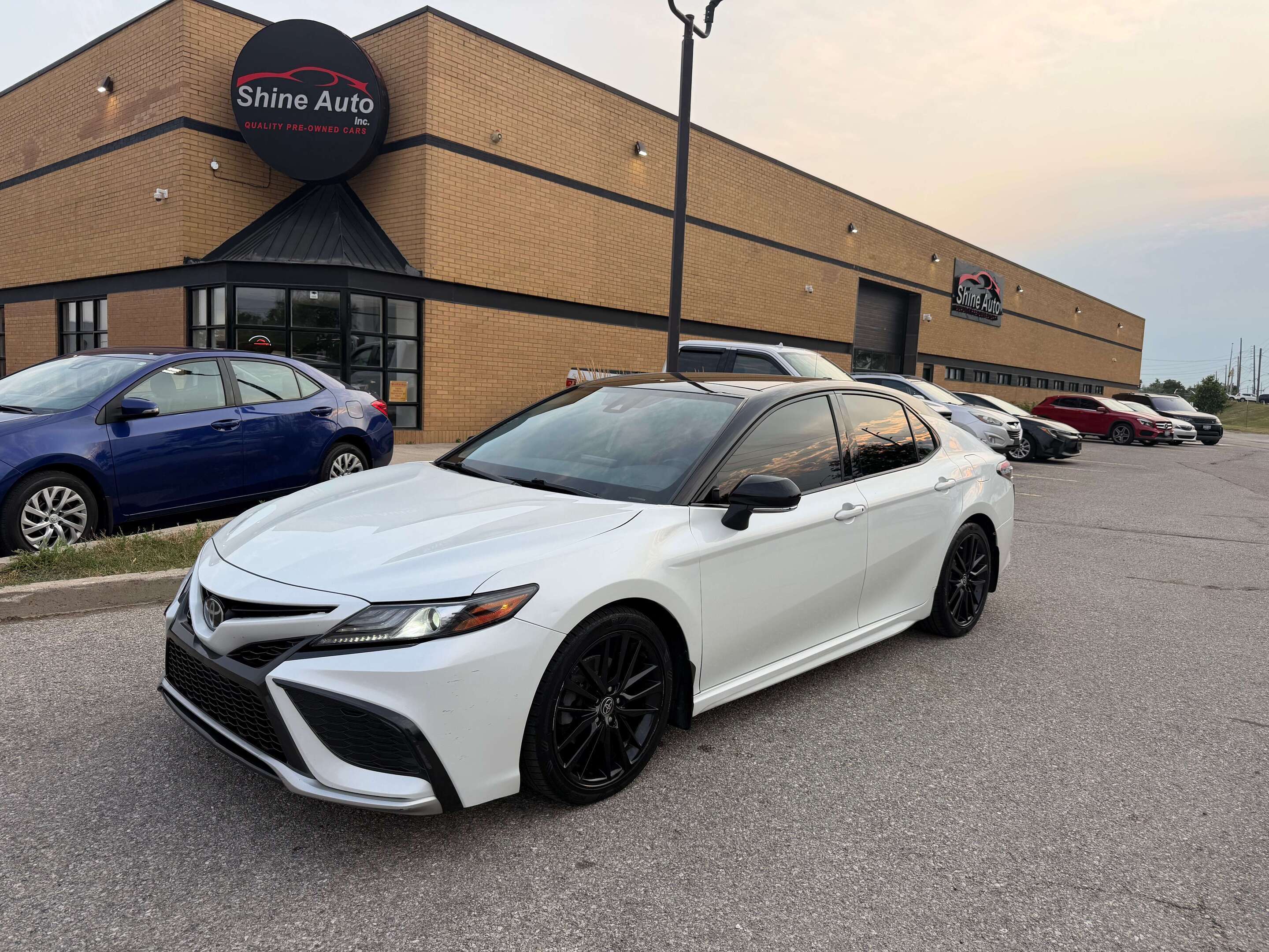 White 2023 Toyota Camry Sedan All-Wheel Drive Automatic