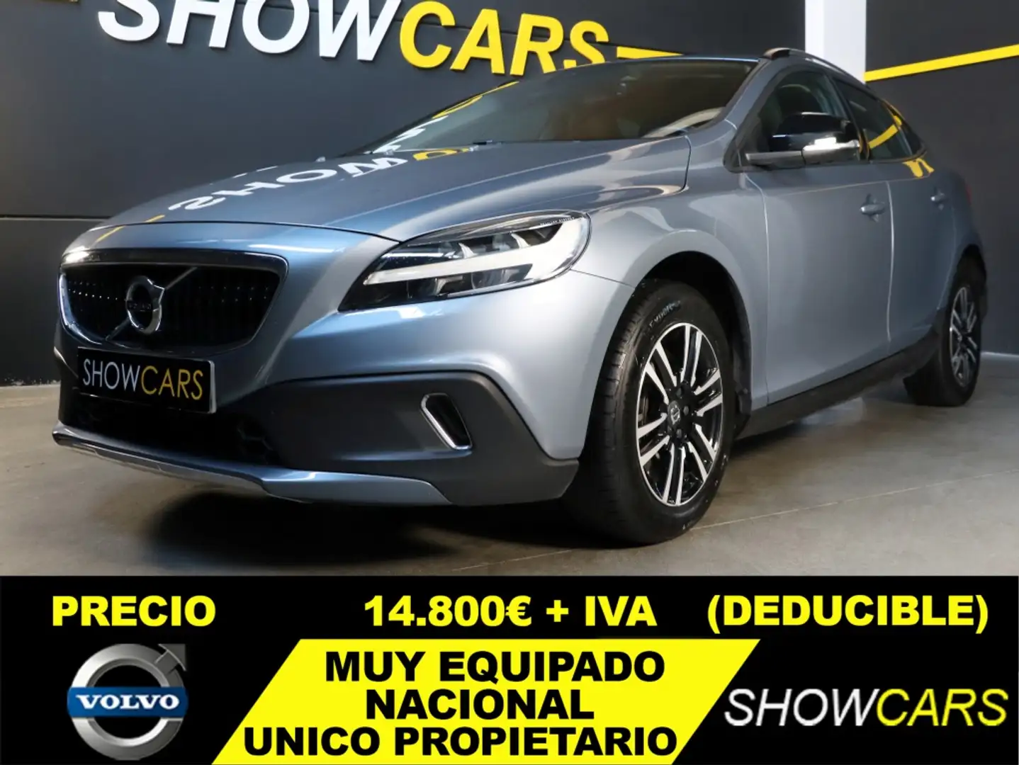 Volvo V40 Cross Country D2 Aut. 120 Bleu - 1