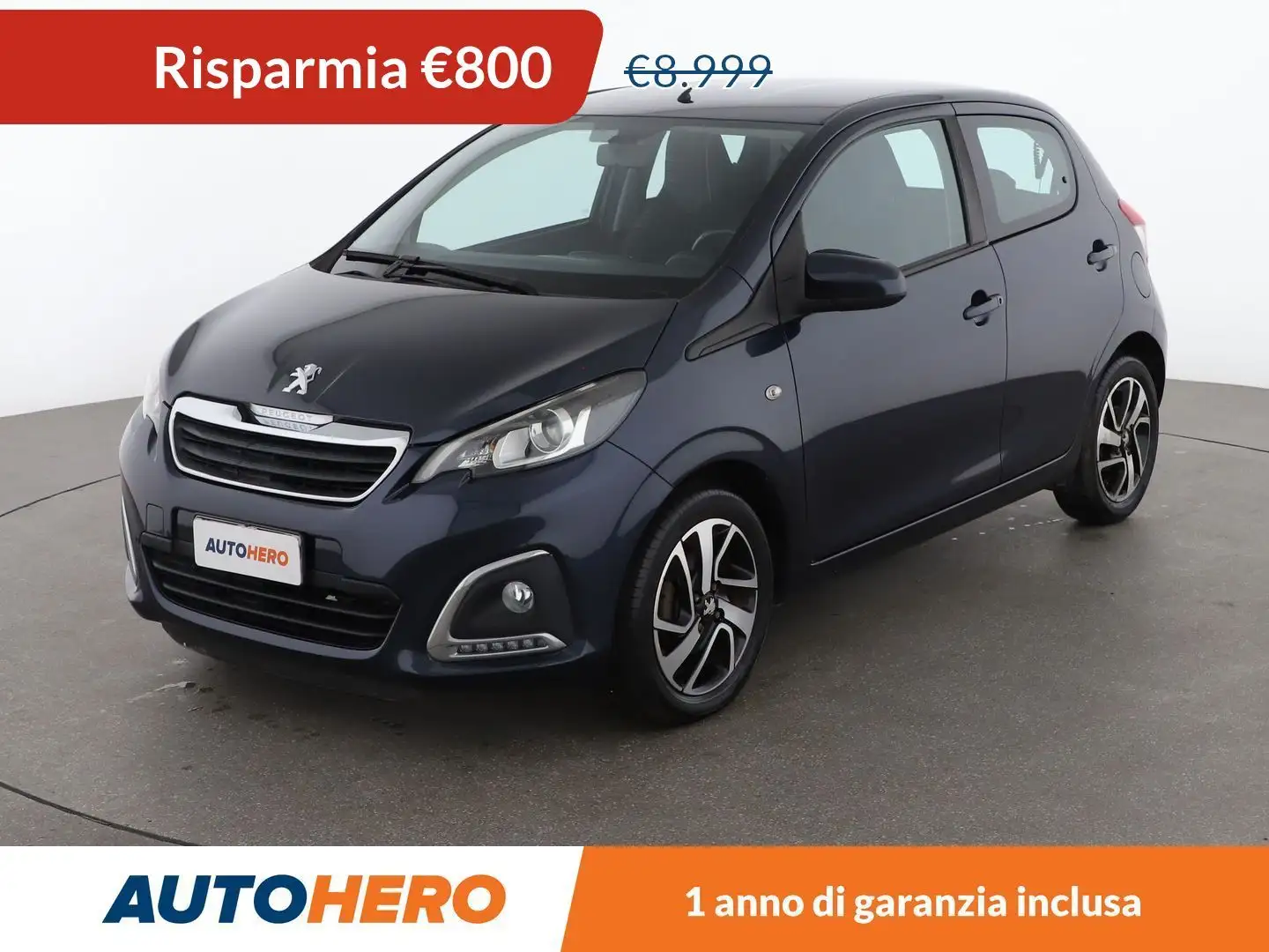 Peugeot 108 1.0 VTi Allure Blau - 1
